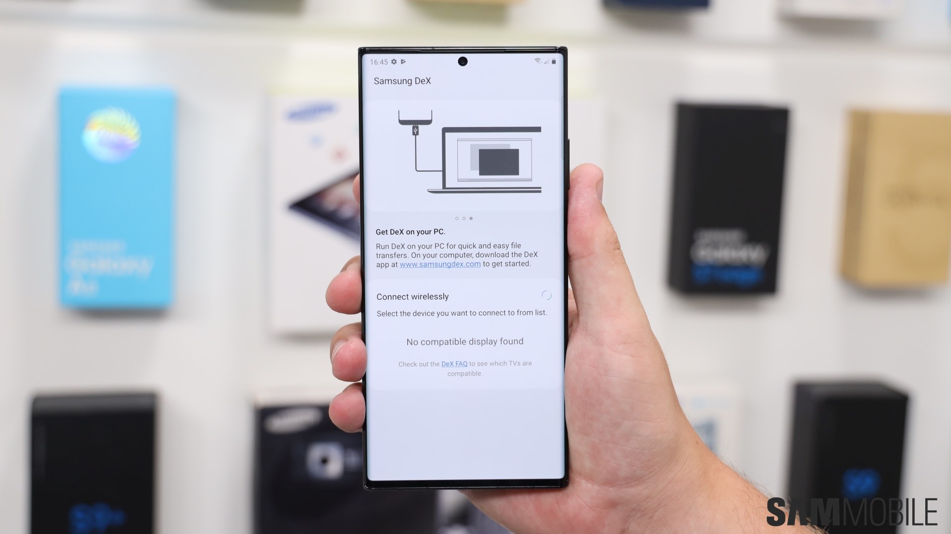 Galaxy Note 20 Ultra Wireless DeX