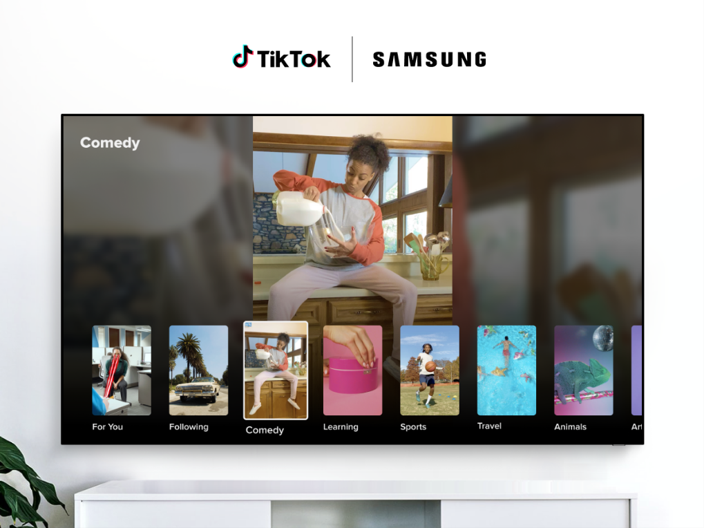 TikTok app goes live for Samsung smart TVs exclusively in the UK, Europe