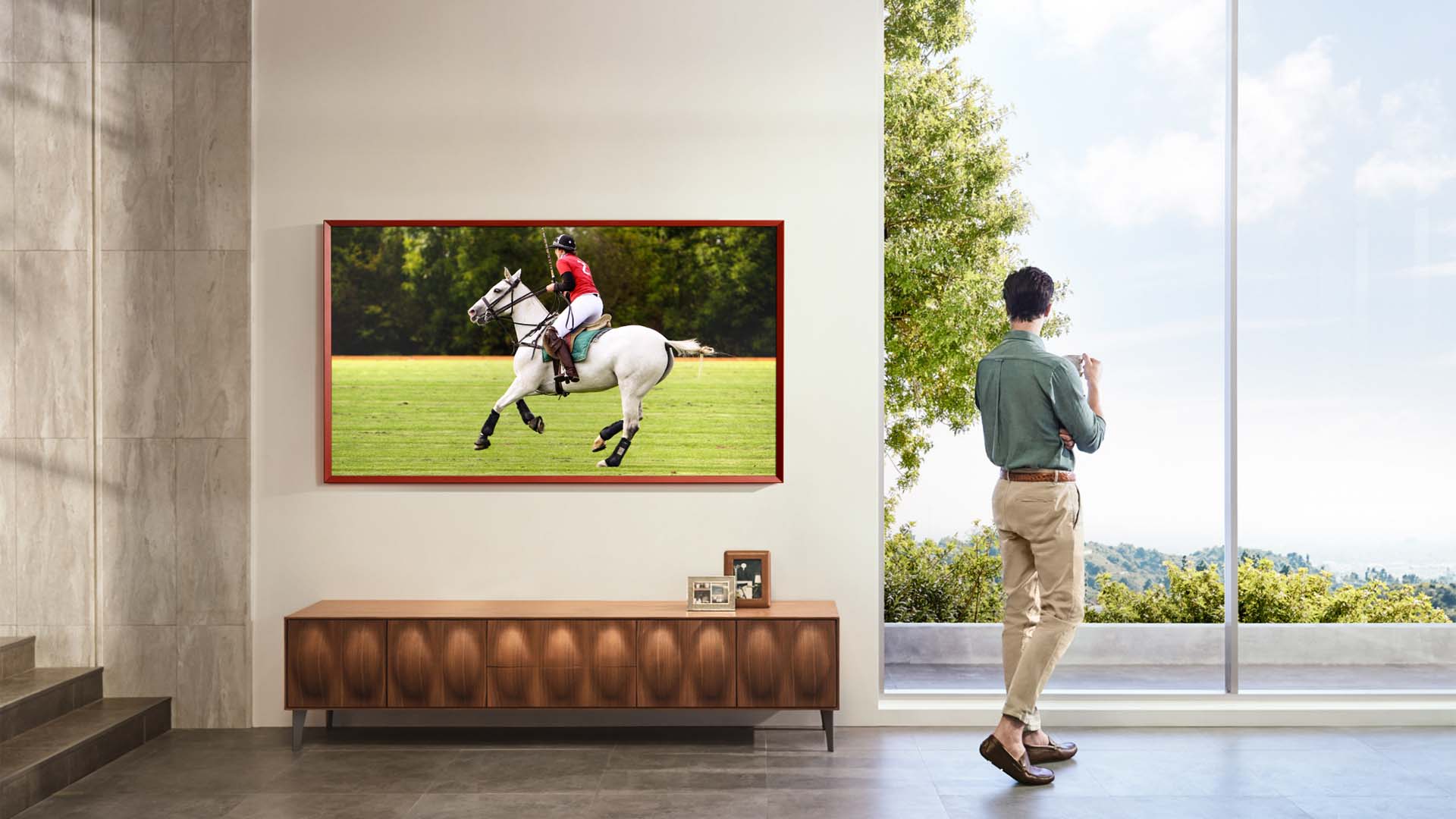 Samsung’s new lifestyle TVs feature matte displays, matching white remote controllers
