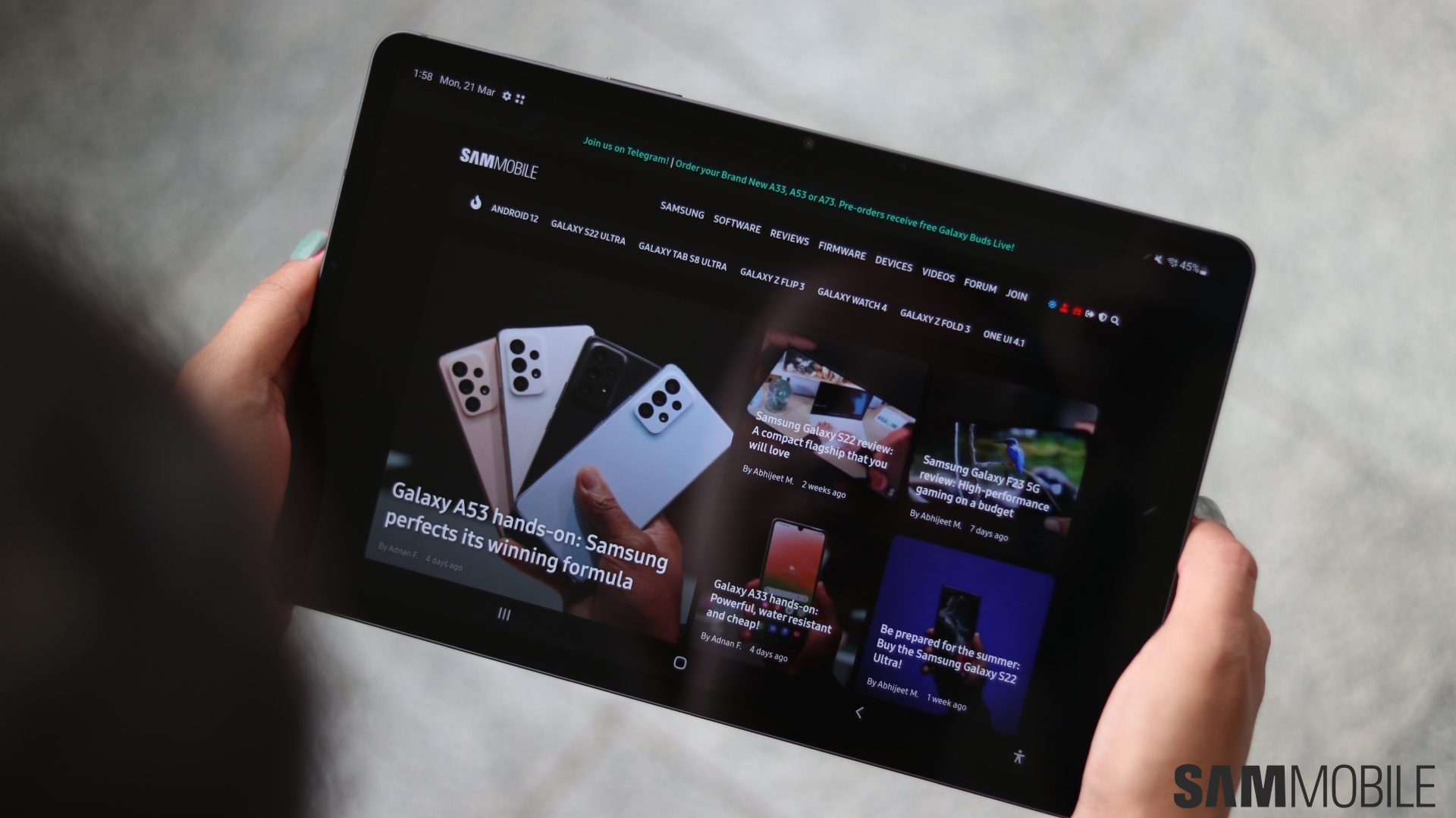 Galaxy Tab S8 tablets are now rocking the One UI 7 update