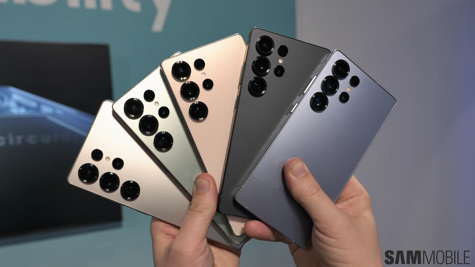 Samsung Galaxy S25 Ultra Colors Hands-On Rear Design