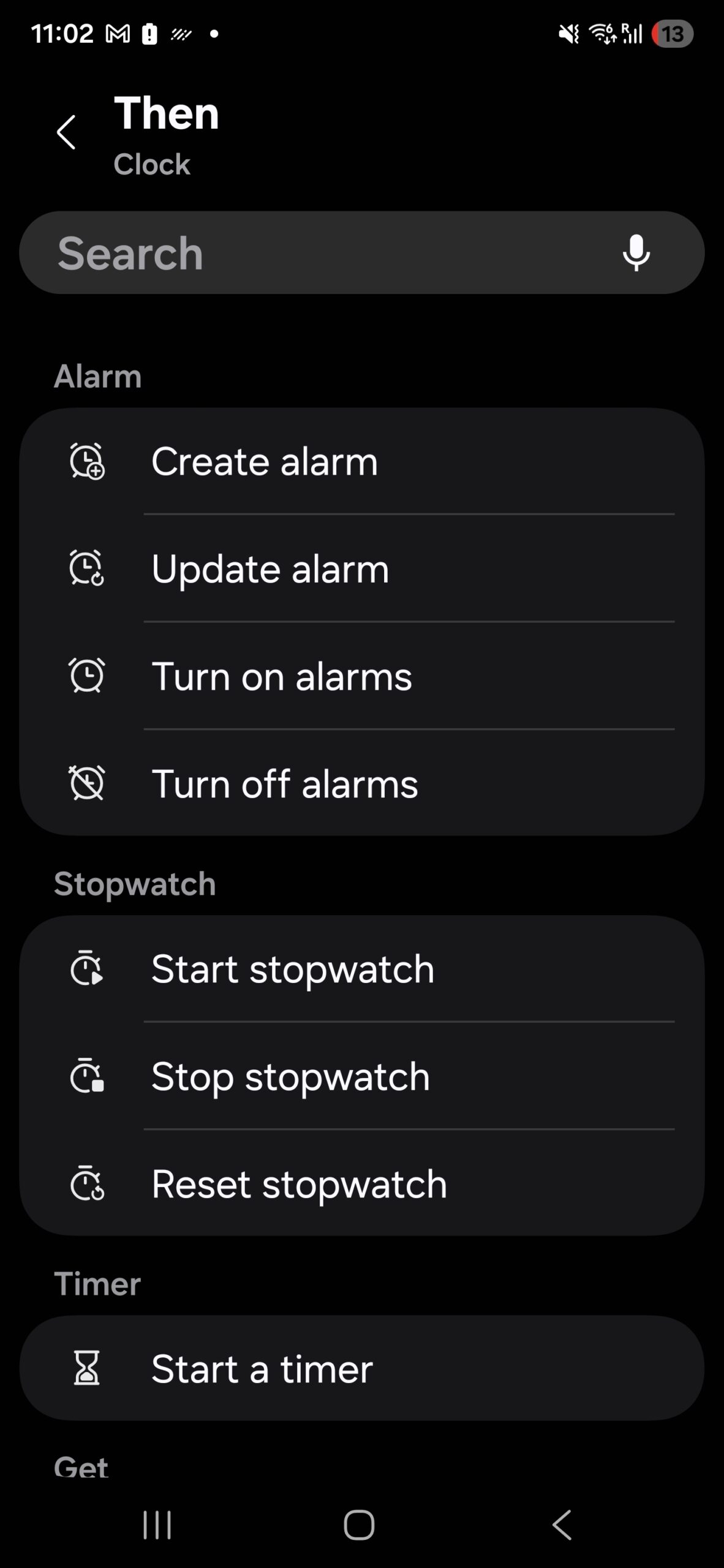 Samsung One UI 8.0 Modes And Routines Then Actions Clock
